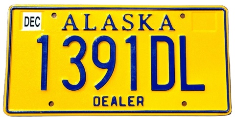 Alaska - tablica z USA