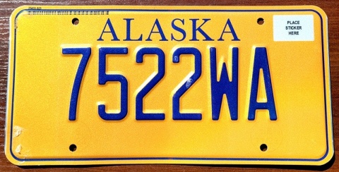 Alaska - tablica z USA