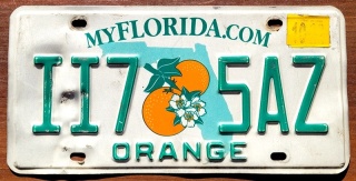 Florida 2022 - tablica z USA