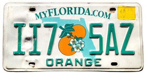 Florida 2022 - tablica z USA