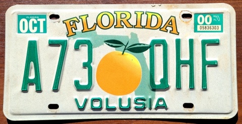 Florida 2000 - tablica z USA