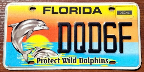 Florida - tablica z USA