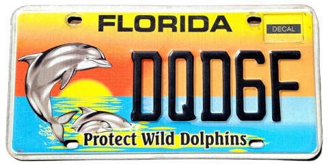 Florida - tablica z USA