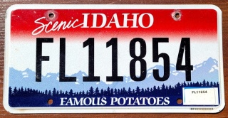 Idaho - tablica z USA