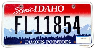 Idaho - tablica z USA