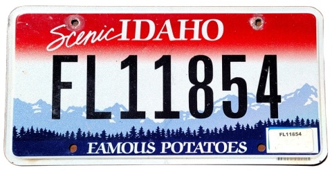 Idaho - tablica z USA