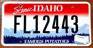 Idaho - tablica z USA