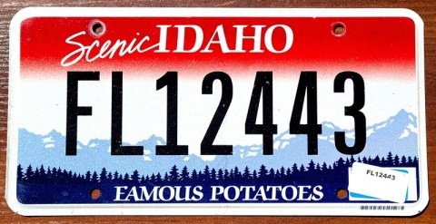 Idaho - tablica z USA