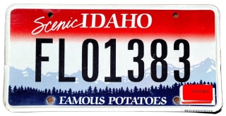 Idaho - tablica z USA