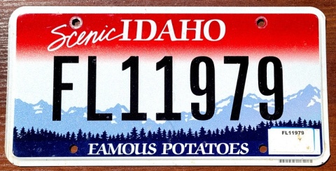 Idaho - tablica z USA