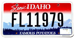 Idaho - tablica z USA