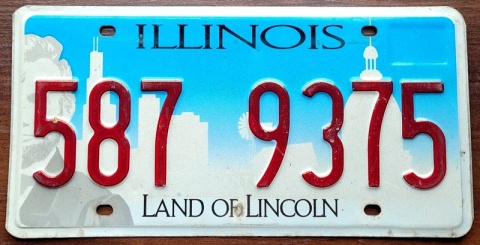 Illinois - tablica z USA