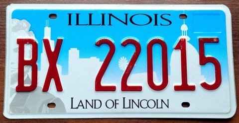 Illinois - tablica z USA