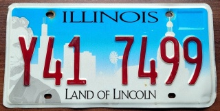 Illinois - tablica z USA