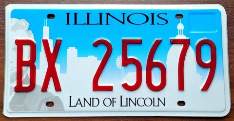 Illinois - tablica z USA