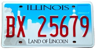 Illinois - tablica z USA