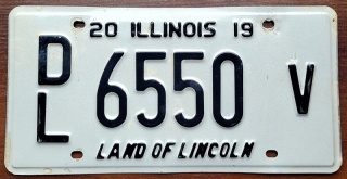 Illinois 2019 - tablica z USA