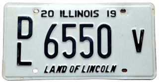 Illinois 2019 - tablica z USA