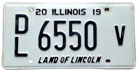 Illinois 2019 - tablica z USA