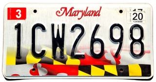 Maryland 2020 - tablica z USA