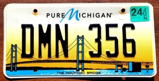 Michigan 2024 - tablica z USA
