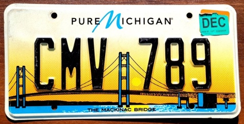 Michigan 2020 - tablica z USA