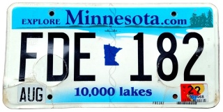 Minnesota 2022 - tablica z USA