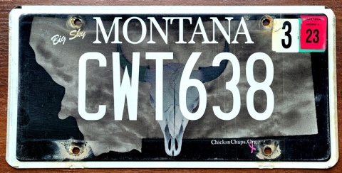 Montana 2023 - tablica z USA