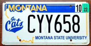 Montana 2022 - tablica z USA