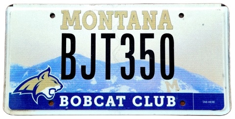 Montana - tablica z USA