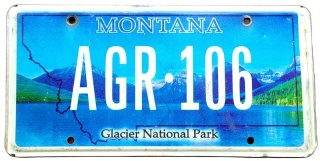 Montana - tablica z USA