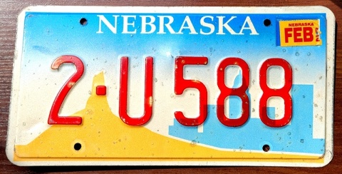 Nebraska 2002 - tblica z USA