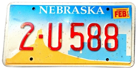 Nebraska 2002 - tblica z USA