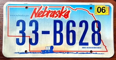 Nebraska 2011 - tablica z USA