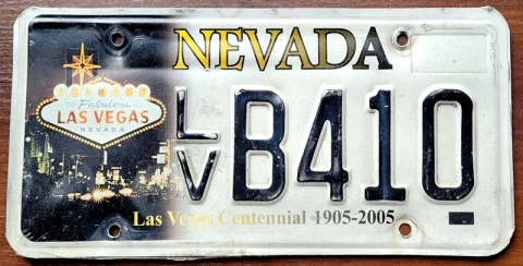Nevada - Las Vegas - tablica z USA