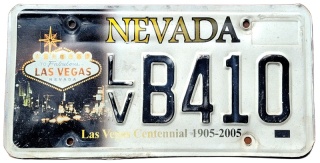 Nevada - Las Vegas - tablica z USA