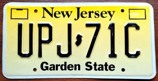 New Jersey - tablica z USA