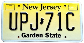 New Jersey - tablica z USA