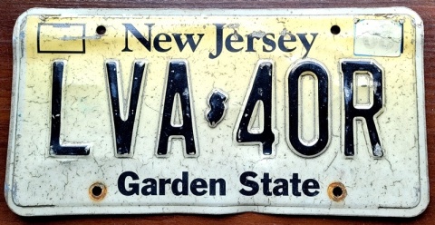 New Jersey - tablica z USA