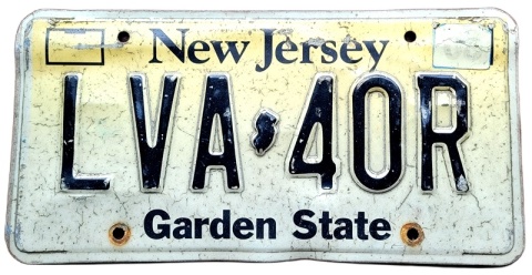 New Jersey - tablica z USA