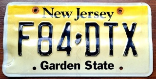 New Jersey - tablica z USA