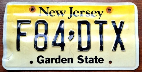 New Jersey - tablica z USA