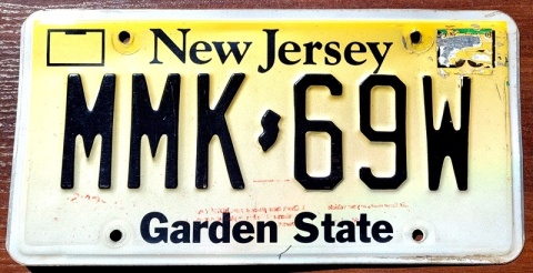 New Jersey - tablica z USA