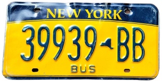 New York - tablica z USA