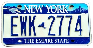 New York - tablica z USA