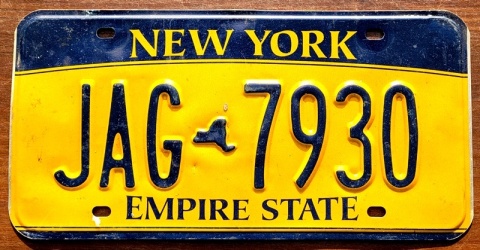 New York - tablica z USA