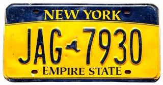 New York - tablica z USA