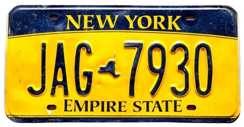 New York - tablica z USA