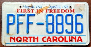 North Carolina - tablica z USA