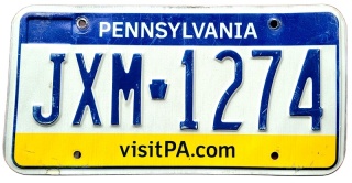 Pennsylvania - tablica z USA